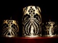 CONJUNTO DE VELAS DECORATIVAS (C/ RELEVO)